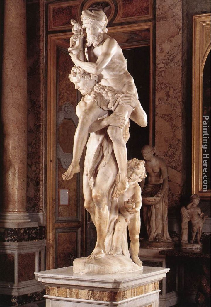 Gian Lorenzo Bernini Aeneas, Anchises, and Ascanius [detail 1]